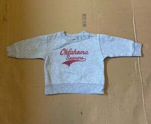 College Kids Oklahoma Sooners Infant Crewneck Sweatshirt size 12M